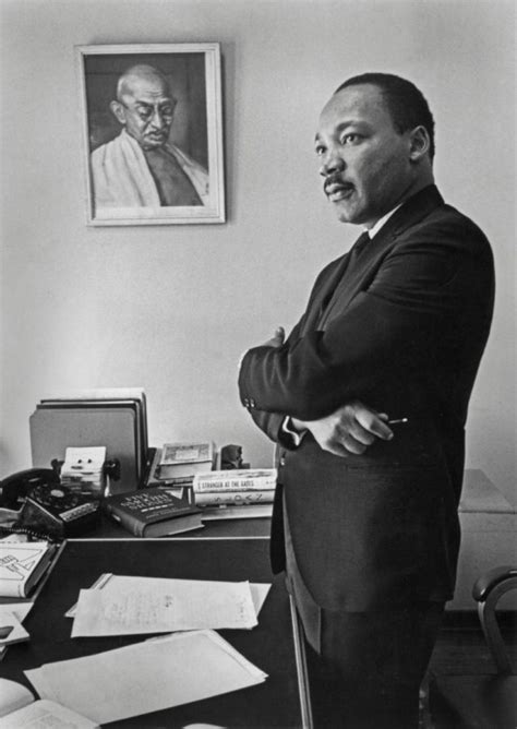 Justice Through Nonviolence Martin Luther King Is Motivated By Gandhi