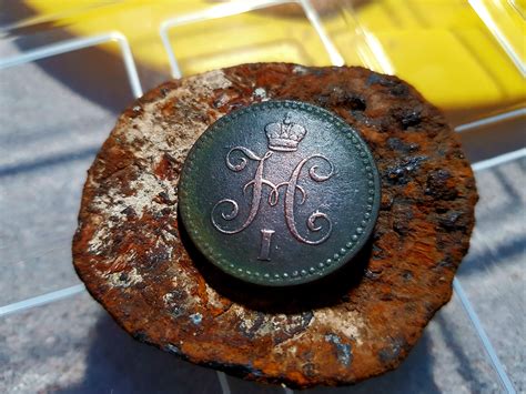 Simple And Beautiful Russian Imperial Copper Coin 1840 Coins