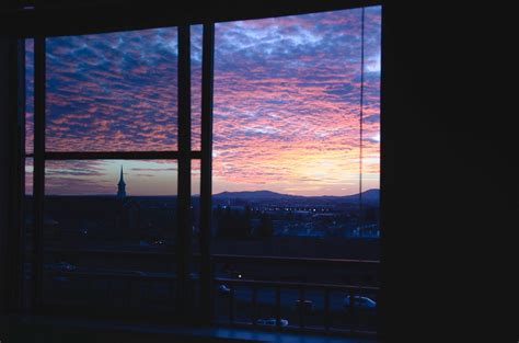 Sunset Through The Window Window View Beautiful Views Through The