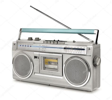 Anos 80 Vintage Rádio Toca Fitas — Fotografias De Stock © Anterovium