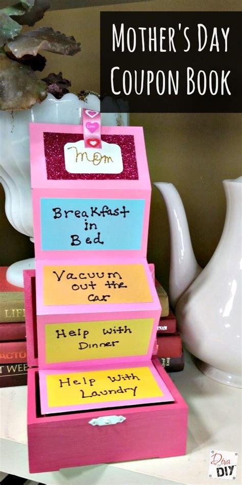 Generally we try to keep it about service, but i will accept diy mother's day gifts. How to Create an Easy Unique Mother's Day Coupon Book ...
