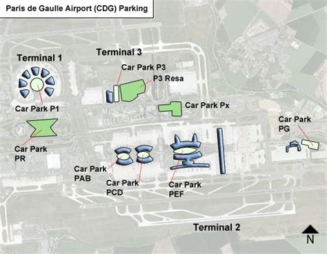 Paris De Gaulle Airport Parking Cdg Airport Long Term Parking Rates And Map