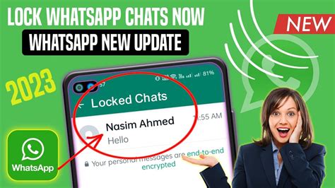How To Lock Chats On Whatsapp 2023 Whatsapp New Update Whatsapp
