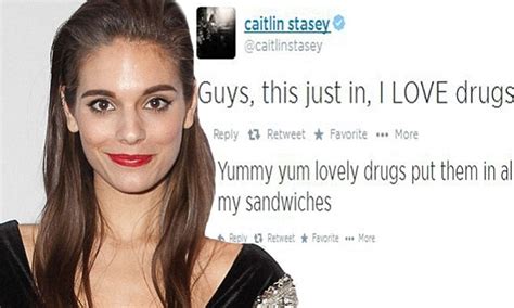 Caitlin Stasey Goes On Yet Another Bizarre Twitter Rant Daily Mail Online