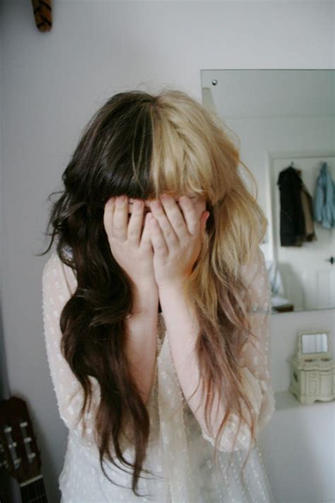 37 best half black half blonde hair images on pinterest. Brown and blond | Half and half hair, Brown blonde hair ...