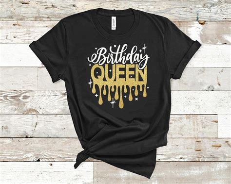 Birthday Queen Birthday Queen Shirt Birthday Shirt Etsy
