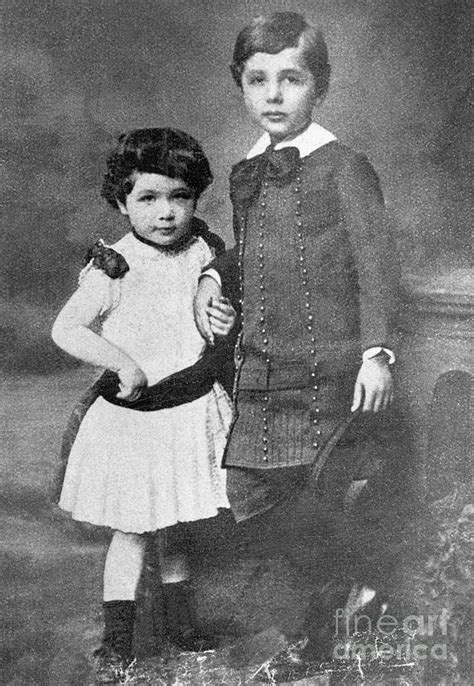 Albert And Maja Einstein As Children Photograph By Bettmann