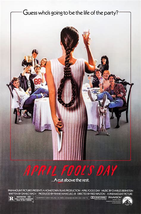 April fools' day is celebrated on april 1 every year. Poster for April Fool's Day (1986, USA) - Wrong Side of ...