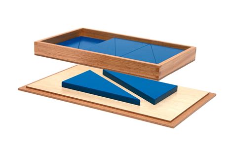 Montessori Materials Blue Constructive Triangles