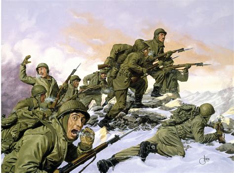 Fileus 65th Infantry Regimentpaintingkorean Warbayonet Charge