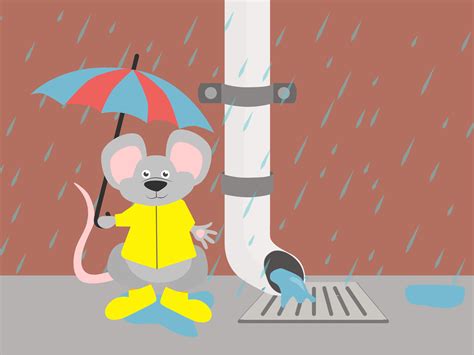 Mouse In The Rain By Ann On Dribbble