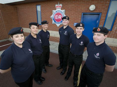 A Group Of Greater Manchester Police Cadets From South Manchester Have