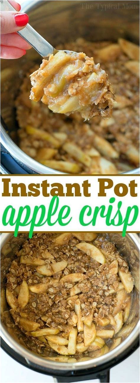 Set an oven safe dish inside, i used a 4 cup pyrex dish. This Instant Pot apple crisp recipe is amazing! Tastes ...