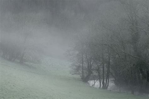 A Misty Valley In North Devon David Gibbeson Photography