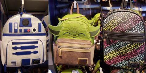 Star wars related merchandise and collectables. PHOTOS: New Star Wars Loungefly Backpacks and Yoda Mickey ...