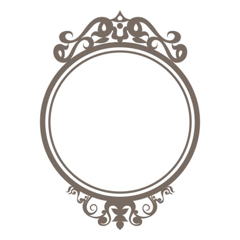 Decorative Ornate Round Frame Transparent Png And Svg Vector File
