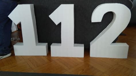 Numbers I Made To Decorate Party Setup Foam Board Numbers Letters