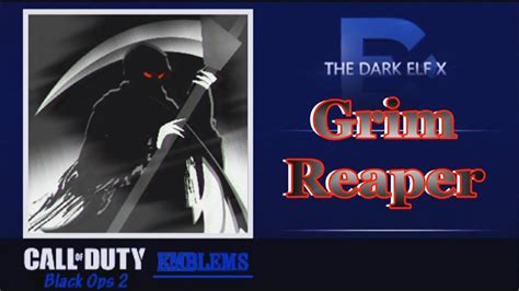 Black Ops 2 Emblem Grim Reaper Youtube
