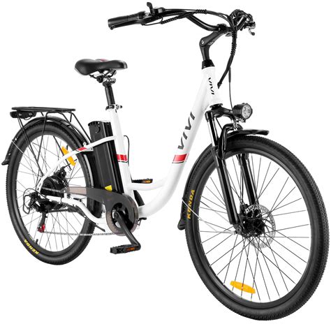 Vivi Electric Bike 26 Electric Cruiser Bike 350w Ebike 20mph Electric