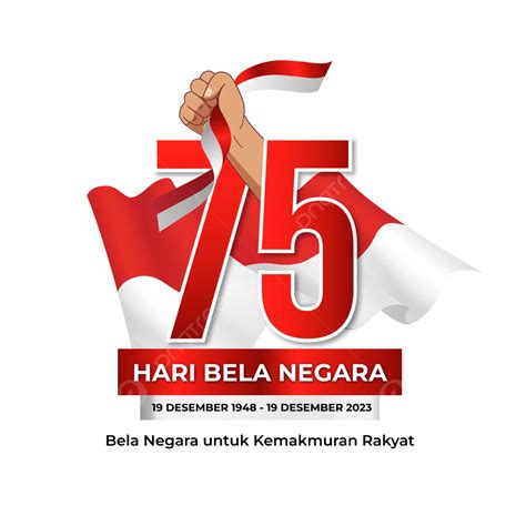 Hari Bela Negara Indonesia Ke 75 Vektor Hari Bela Negara Ke 75 Bela