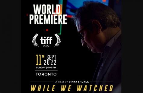 Film on Indian journalist Ravish Kumar wins award at TIFF 2022 - The