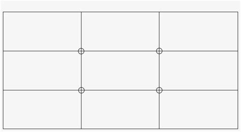 Download Rule Of Thirds Grid Grid Rule Of Thirds Transparent Png