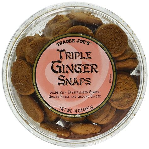 If you are looking to rid your self of gluten, excess carbs with pizza, cut calories without cutting much of the taste, then this is absolutely. Trader Joe's Triple Ginger Snap cookies 14oz (2pk) ** Don ...