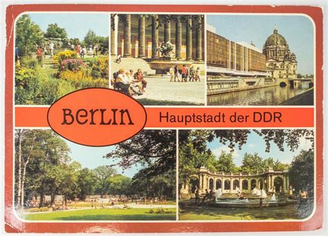 postkarte korrespondenz ddr berlin west 1987 ddr museum berlin