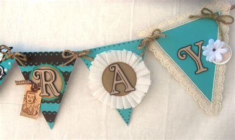 Hooray Party Pennant Bunting Banner Customize For Weddings And