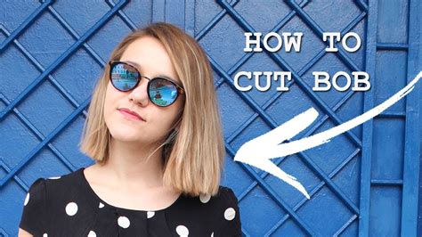 How To Cut Your Own Bob Easy Technique At Home Hair Cut That Actually Works Youtube