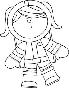 You could also print the image by. Free printable Astronaut coloring page | Crafts and ...