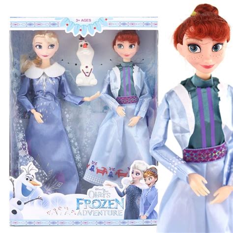 Disney Store Anna And Elsa Doll Set Frozen Ec