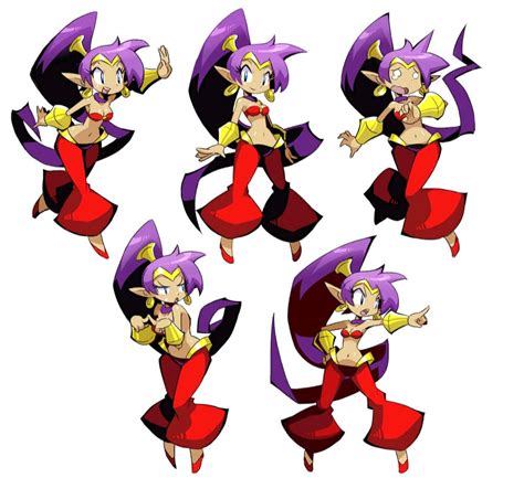 Shantae Shantae Half Genie Hero Shantae Series Official Art 1girl Arabian Clothes