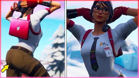 Whiteout skin showcase with all fortnite dances & emotes. *NEW* THICC SCHOOL GIRL SKIN "MAVEN" WITH A CUTE BOOTY 😍 ️ ...