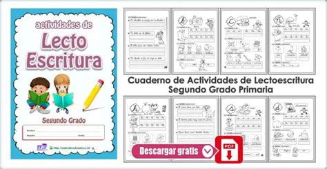 Cuaderno De Actividades De Lectoescritura Segundo Grado Primaria