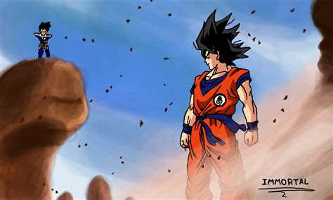 Dragon ball z kai goku vs vegeta. Colors Live - Goku vs Vegeta by -Immortal Avenger-