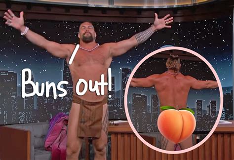Jason Momoa Strips Almost Completely Naked On Jimmy Kimmel Live