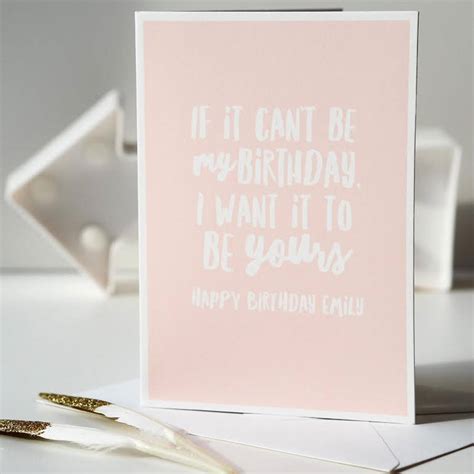 Personalised Happy Birthday Card By Sweetlove Press
