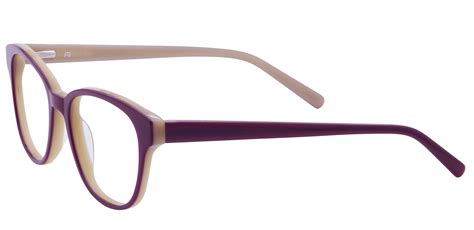 Elan Classic Square Lined Bifocal Glasses Purple Women S Eyeglasses Payne Glasses