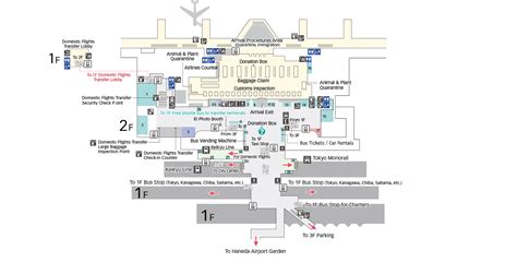 2f T3 Terminal 3 Floor Guide Haneda Airport Passenger Terminal