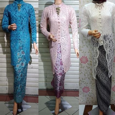 Lace Kebaya Labuh By En Womens Fashion Muslimah Fashion Baju Kurung And Sets On Carousell