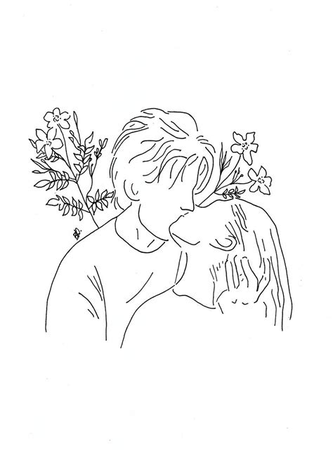 Poeticamente Flor — Couples In Love For Line Drawings Requests