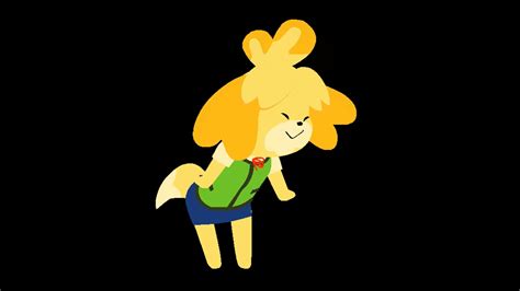 Isabelle Dancing To Flying Battery Minus8 Animation Animalcrossing