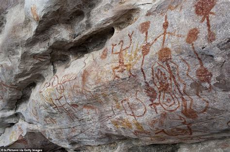 Eight Mile Wall Of Prehistoric Rock Art In Colombia Featuring Animals