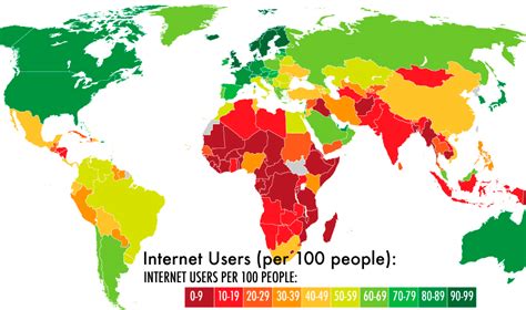 Uso De Internet En El Mundo Viajar Media