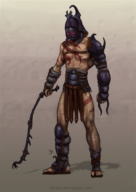The Gladiator Beetle Character Concept By Ibralui On