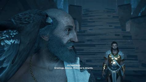 Assassin S Creed Odyssey Alexios Meets His Real Father Pythagoras