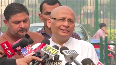 abhishek manu singhvi addresses media over the sc judgment on the disqualified mlas youtube