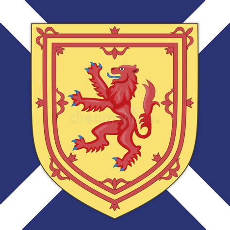 Den blå bakgrunnen i storbritannias flagg kommer fra skottlands flagg. Skottland - Lion Rampant Flag - Skotsk Kunglig Normal ...