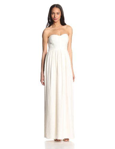 Parker Womens Bayou Silk Strapless Evening Maxi Gown Pearl Xsmall